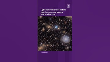 New space telescope captures light from millions of distant galaxies