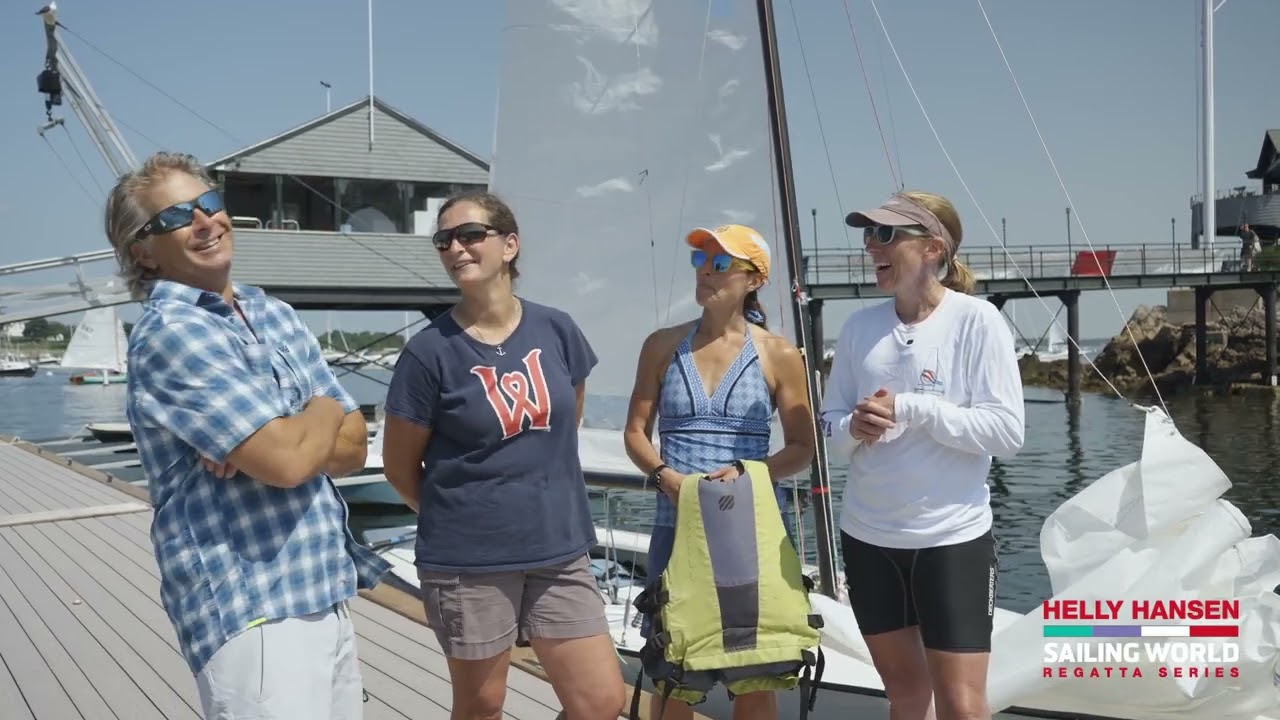 Reunited at the Helly Hansen Sailing World Regatta Series in Marblehead