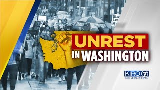 VIDEO: KIRO 7 team coverage as protests continue throughout Washington