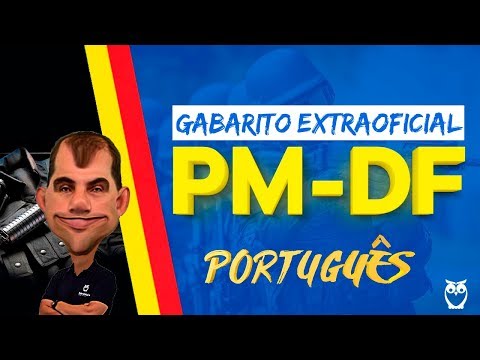 Correção da Prova de Português | PM DF