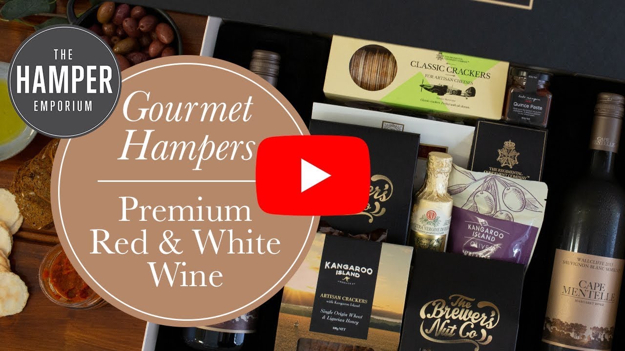 The Hamper Emporium | Premium Red & White Wine Hamper - YouTube