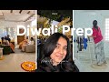 Diwali prep vlog🪔 | what I ate in a day 🍲|cleaning🧼 | minimal decor 🕯| managing work✨️| Family🌸