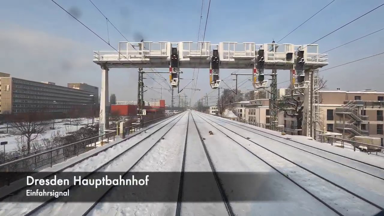 Folge 33: Führerstandsmitfahrt von Pirna bis Falkenberg (Elster) in Echtzeit - HD