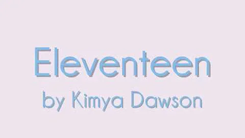 Eleventeen - Kimya Dawson lyrics