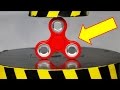 EXPERIMENT HYDRAULIC PRESS 100 TON vs FIDGET SPINNER TOY (48,666 RPM)