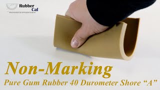 Non-Marking - Pure Gum Rubber Commercial Grade 40A