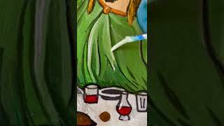 LAST SUPPER RECREATED | Coloropedia  #painting#davinci #lastsupper #acrylicpainting  #oilpainting