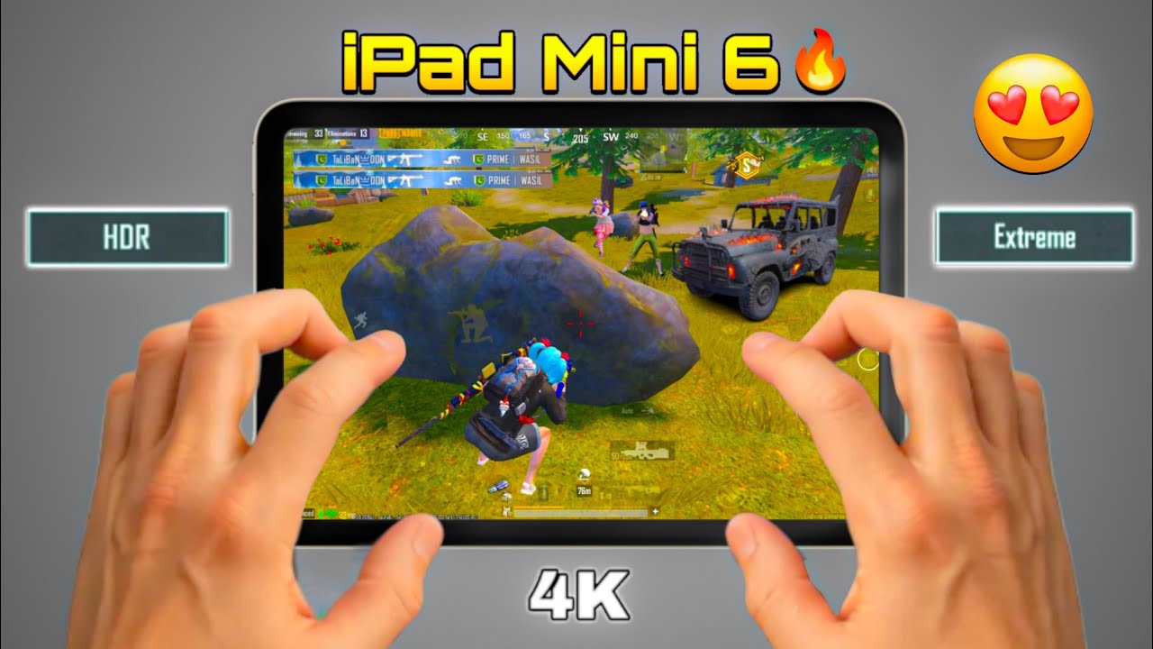 NEW Mode😍!! iPAD MINI 6 HANDCAM 2026🔥HD+Extreme PUBG Gaming Test 🥶 iOS ...