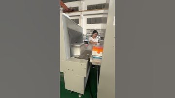 Carton heat shrink wrapping machine, 10-15 PCs/min #packing #machine #factory