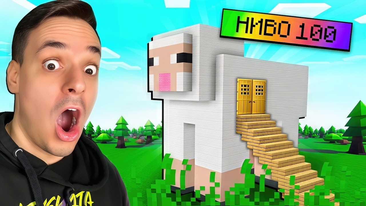 ТЕСТВАМ НАЙ-СТРАННИТЕ МАЙНКРАФТ КЪЩИ В СВЕТА! | НИВО 1 ДО 100