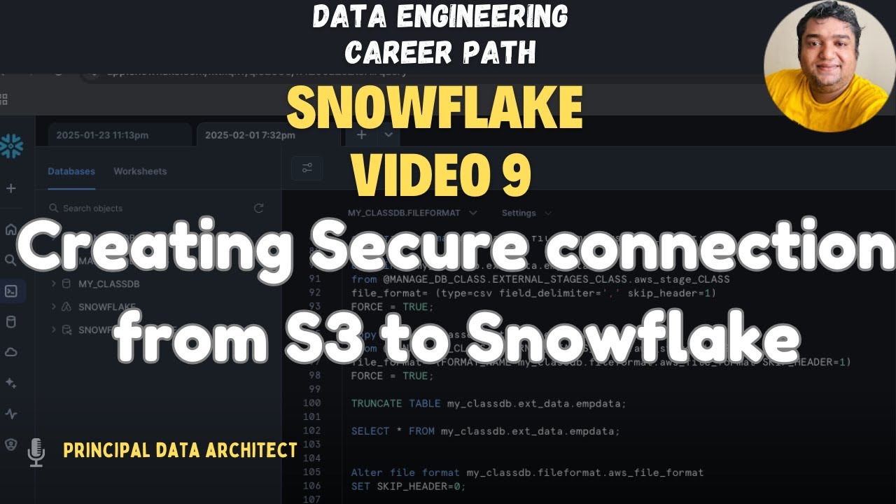 Secure Connection from Aws to Snowflake | Secure Data Copy | Data ...
