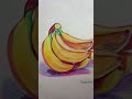 my work # art drawing # banana #plastic crayons #vlogs # shorts .