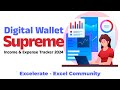 Digital Wallet Supreme - Day book for Institutions, How to Use it - Malayalam, Income and Expense