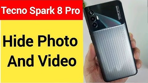 How to show and hide photo and video, tecno Spark 8 Pro me photo hide kaise karen