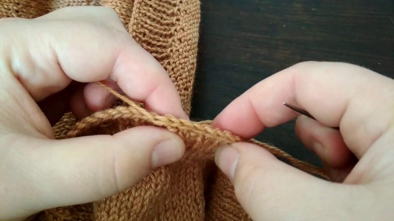 fermer tricot en rond