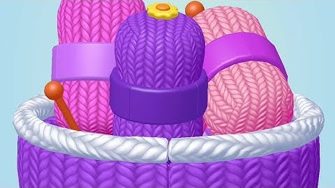 Color Yarn Wool Sort 3D Level 21 Gameplay Walkthrough