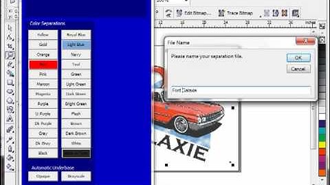 Spot Color Separating Bitmaps in CorelDRAW  - Part 2