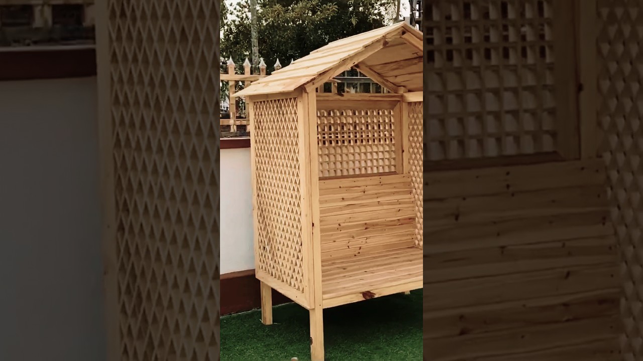 "Creating Decorative Wooden Grids 🌿✨