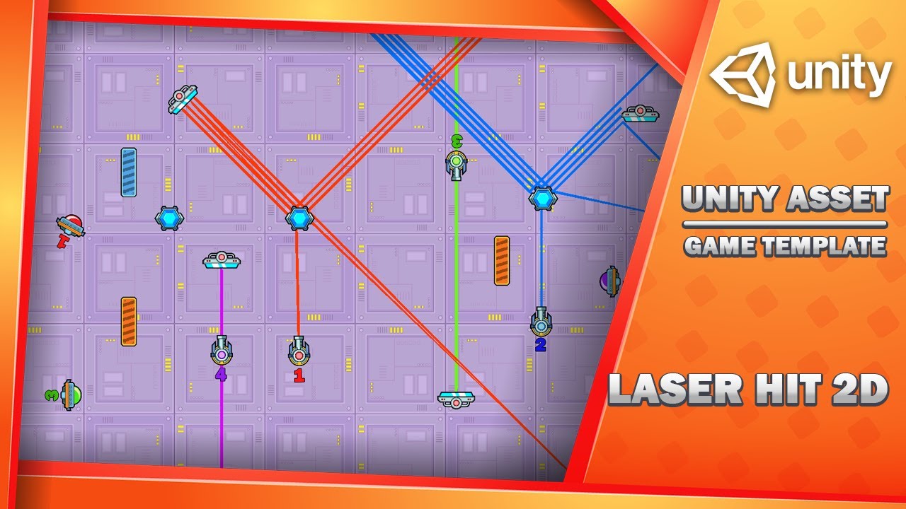Laser Hit 2D - Free Game Template, video preview 9