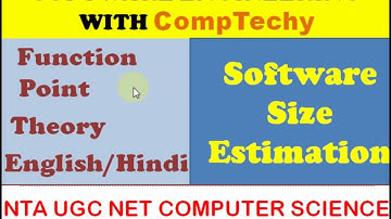 function point theory/software engineering with Neha Dhiman/Computer Science/NTA UGC NET/CompTechy