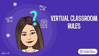 My Virtual Classroom Rules