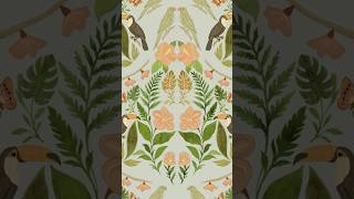 Seamless Floral Pattern #seamlesspattern #procreate #floralpattern #patternbank #spoonflower