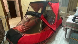 видео: Установка ходового тента трансформера на лодку пвх Gladiator370 Al картинка: Установка ходового тента трансформера на лодку пвх Gladiator370 Al