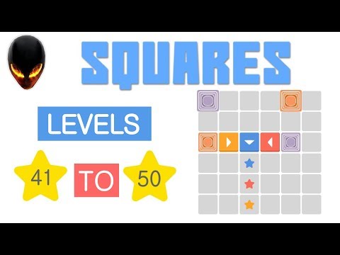 Squares Level 41 42 43 44 45 46 47 48 49 50 (Minimal Puzzle Game)