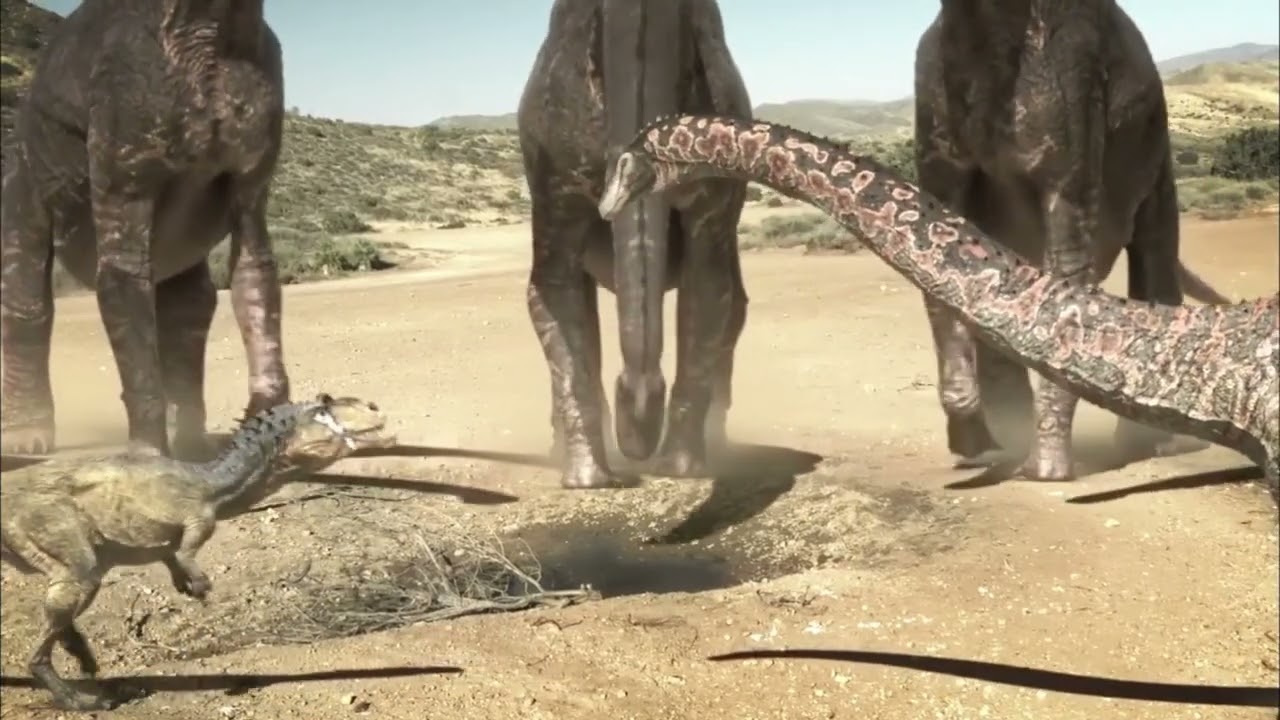 Arrival of the Lusotitans - Dinosaur Revolution resounded with Primeval Music