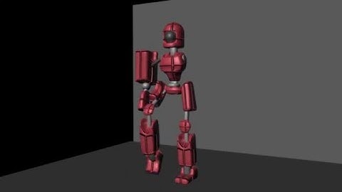 Robot Walk Cycle | 3D Animation | AlmostAnimators