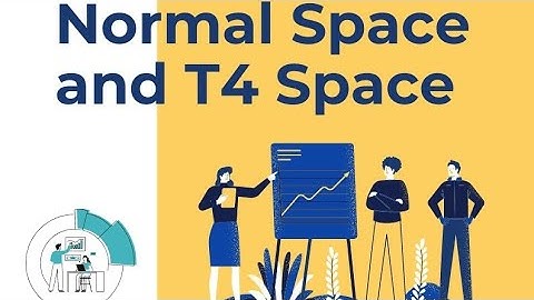 Lecture #21 Topology: Normal space and T4 space |Definition|examples|Easy Tec math