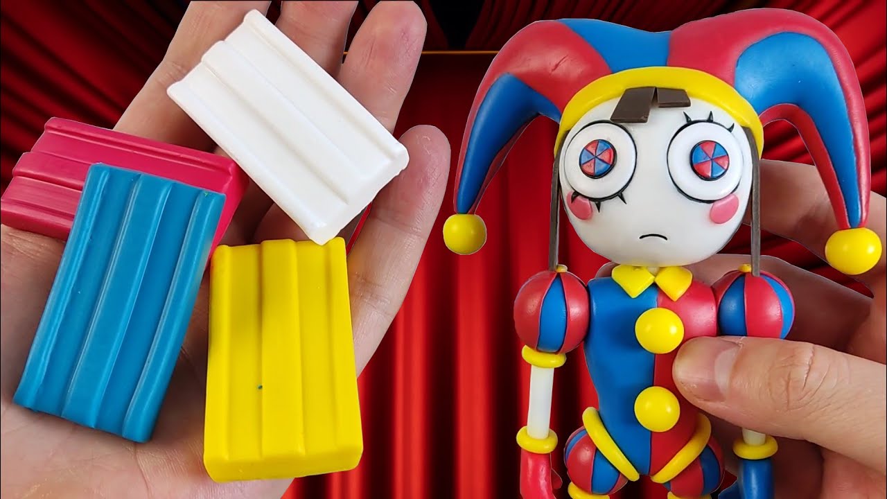 Pomni Full Video The Amazing Digital Circus 2 Polymer Clay - YouTube