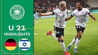 Spectacular finish! | Germany vs. Israel 3-2 | Highlights | U 21 Euro Qualifier