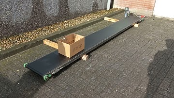 40 cm transportband met lengte van 3.65 meter merk Crea-tech van 123rollenbaan.nl