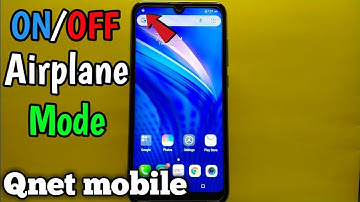 How to turn ON or OFF airplane mode on Qnet mobile C32