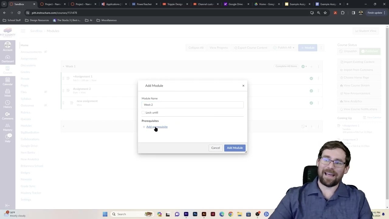 Canvas | Modules, Requirements & Prerequisites