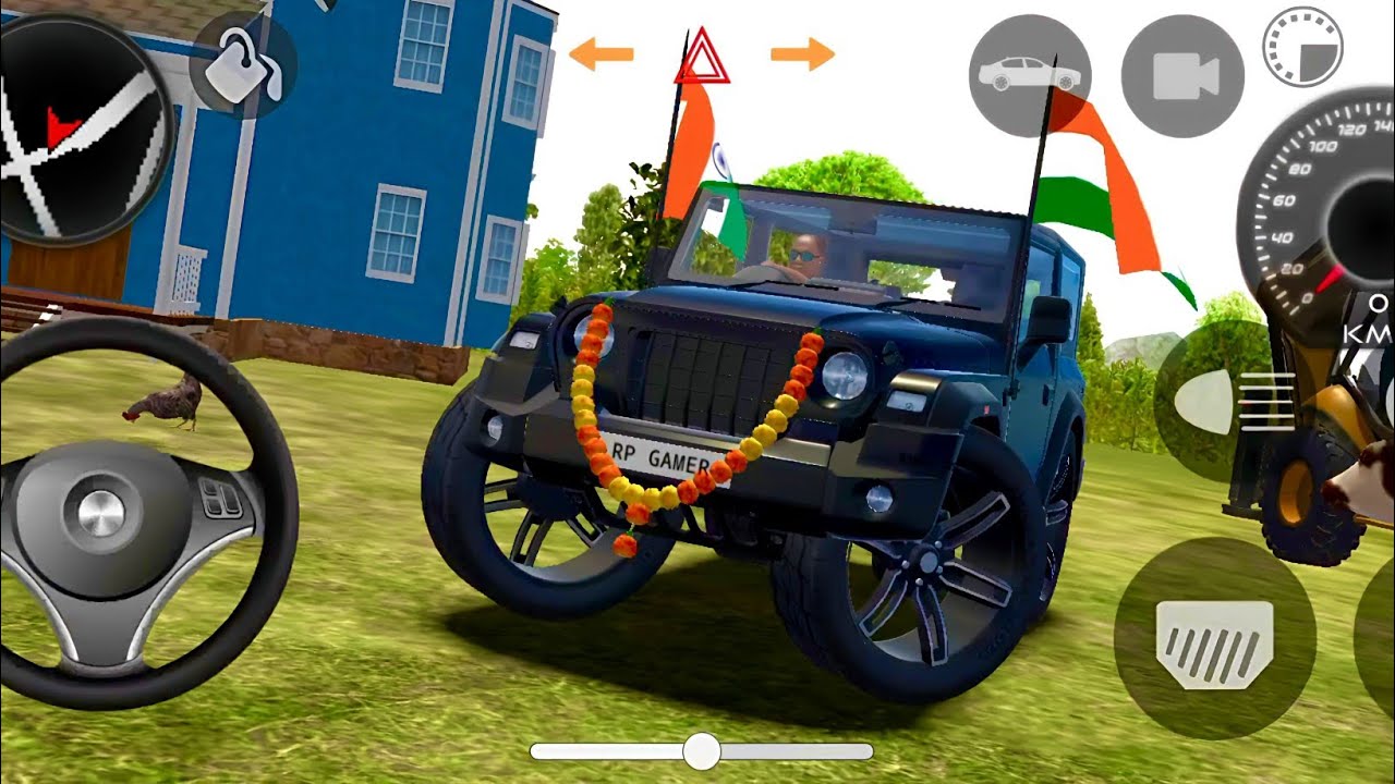 Modified Mahindra Thar Car Games: Indian Cars (gadi wala game)-Car Game Android Gameplay 2026 