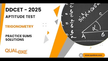 DDCET MATHS: Trigonometry Practice Examples with solution