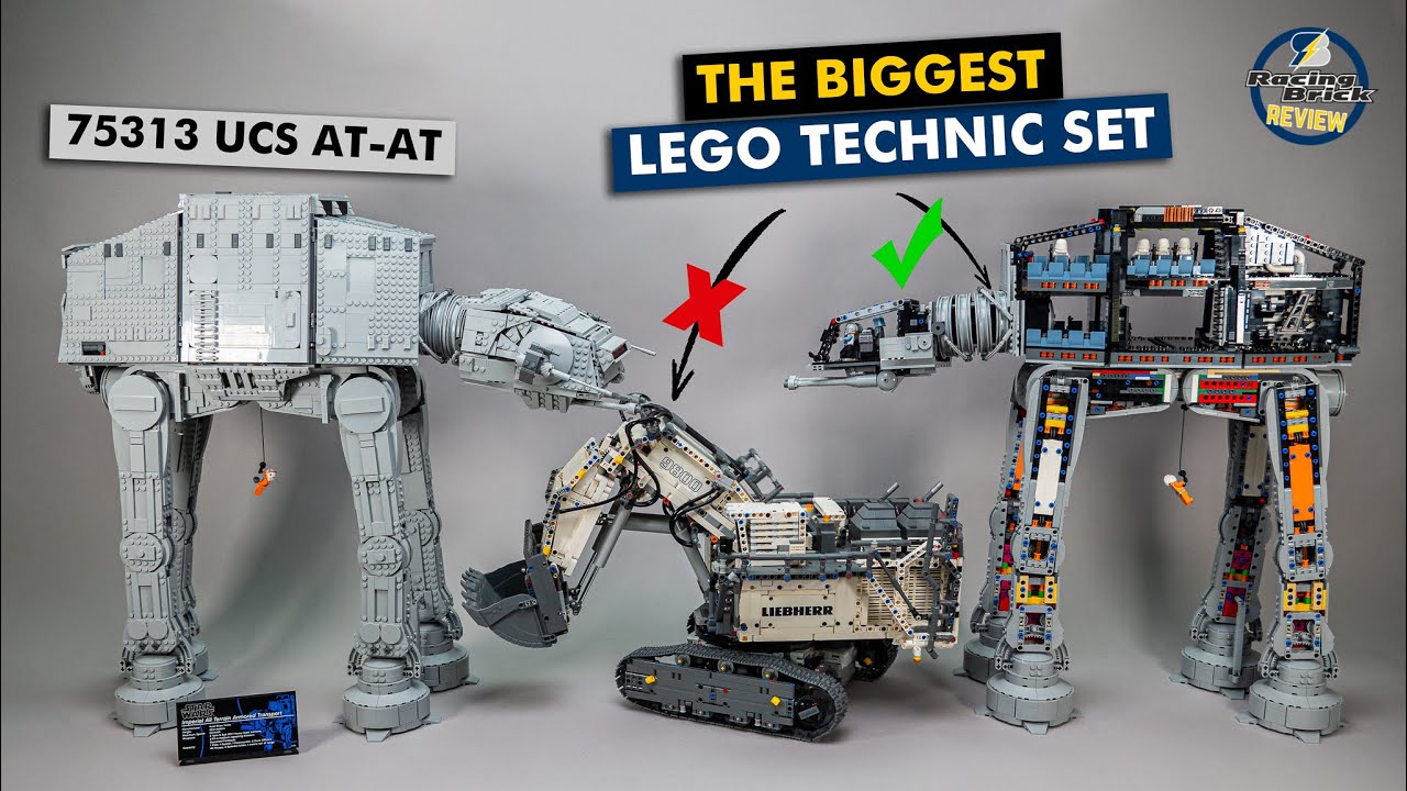 Dempsey Total fortjener The biggest LEGO Technic set in disguise - watch this before buying the  75313 UCS AT-AT - YouTube