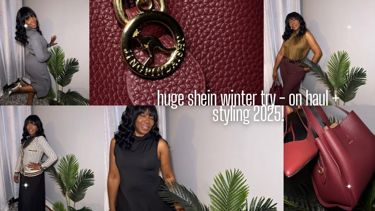 HUGE SHEIN WINTER TRY ON HAUL + STYLING 2025 #collab #sheinhaul