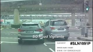 110ct2026  #SLN1091P bmw 1x unable to keep to lane and hit #SNF5228E ssangyong stavic