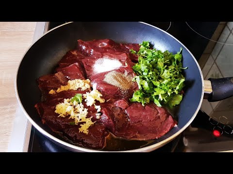 Video: Wie Man Gekochte Rinderleber Kocht