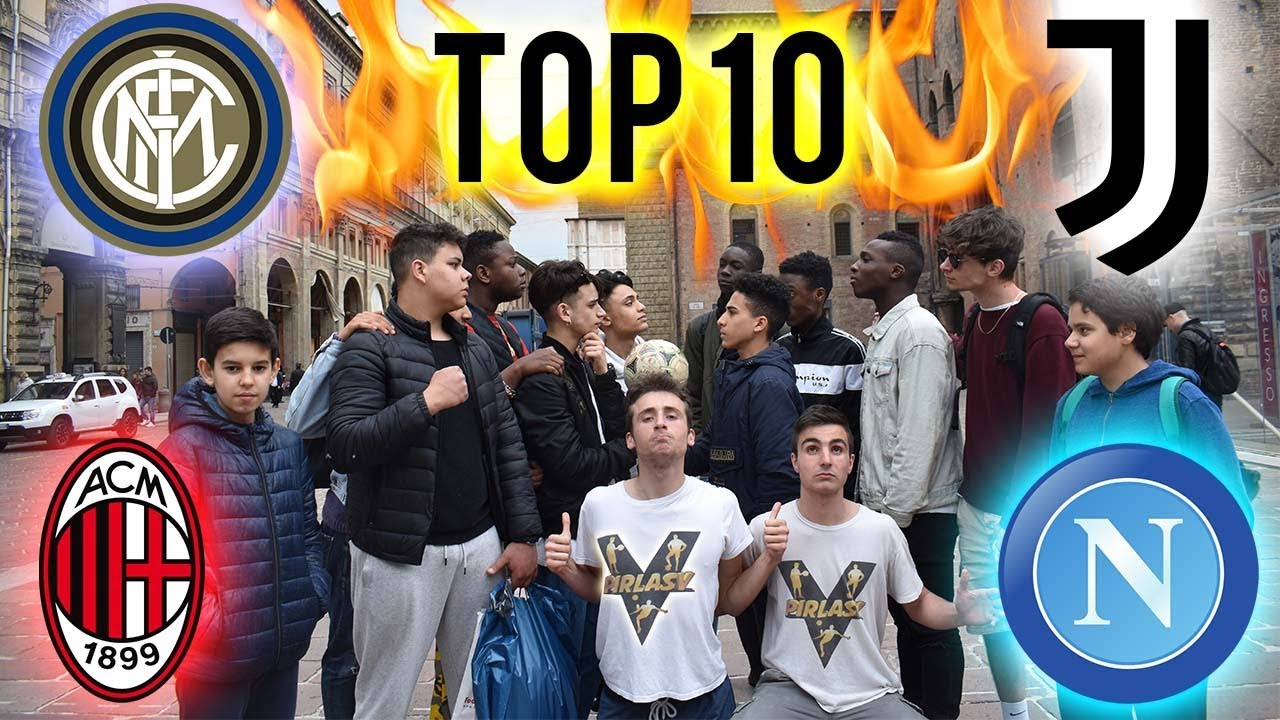 Juve VS Inter VS Milan VS Napoli - TOP 10 DISSING Di CALCIO Botta e