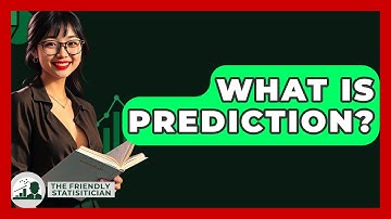 What Is Prediction? - The Friendly Statistician
