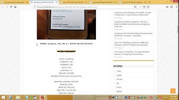 Symphony V46 Flash File HW3 Firmware Stock Rom Download
