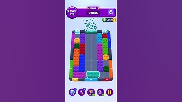 Color Block Jam Level 175 Solution      #colorblockjam #viralshorts  #solution#trending