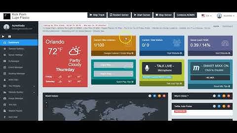 SHOUTcast Widgets v5 Smartmix Setup