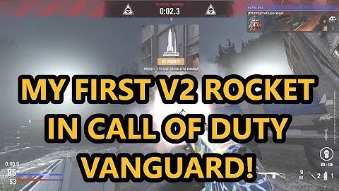 MY FIRST V2 ROCKET IN COD VANGUARD