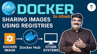 Ep 78/135 | Docker Hands-On Lab | Sharing Images Using Docker Hub Registry (Step by Step) In HIndi