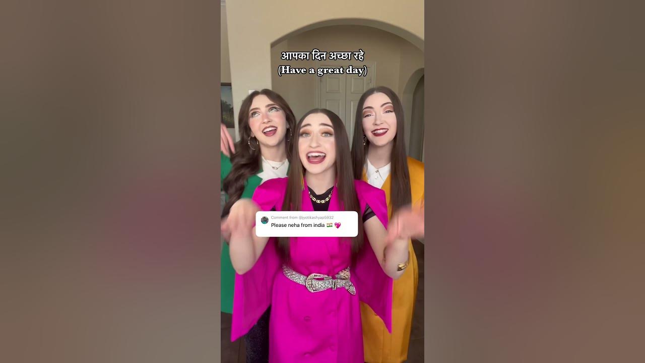 Neha Name Song In Hindi! 🇮🇳🇵🇰🇳🇵K3 Sisters #shorts #india #hindi #pakistan #nepal #viral #song